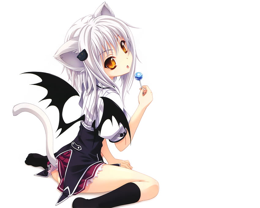 Neko Cute Anime Cat Girl, ps4 cat girl papel de parede HD