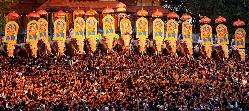 Festival Thrissur Pooram fondo de pantalla