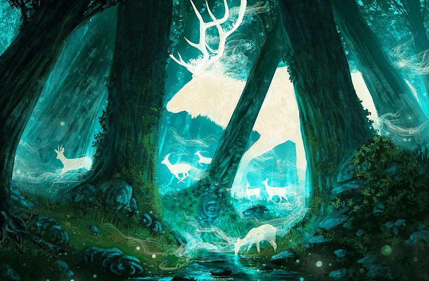 Rusa, roh hutan Wallpaper HD