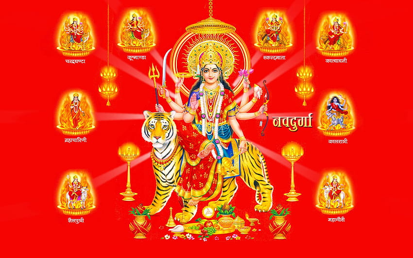 Maa Nav Durga And For 1920x1200 HD wallpaper