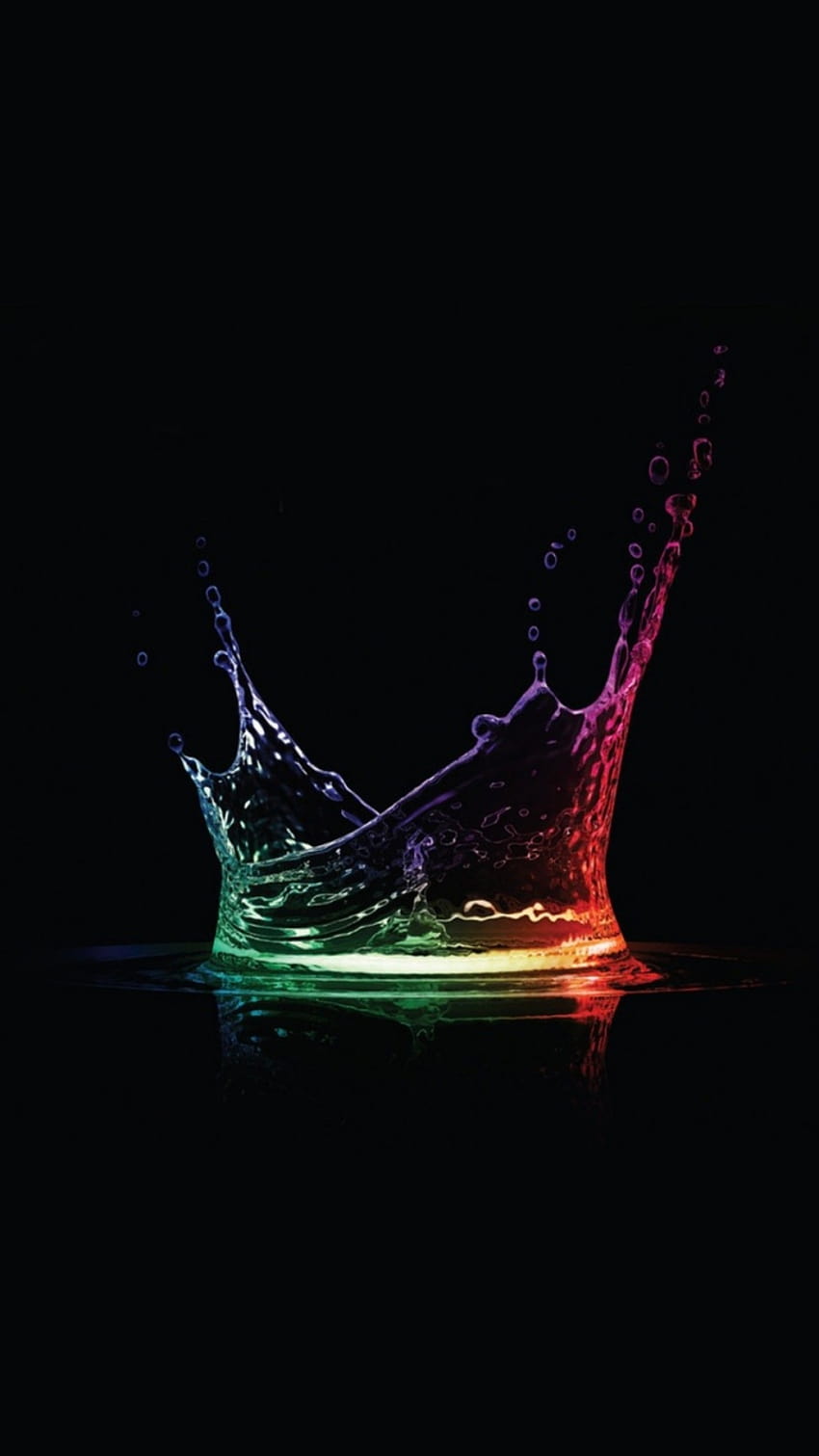 Iphone Colorful Water Drop, raindrop splash HD phone wallpaper