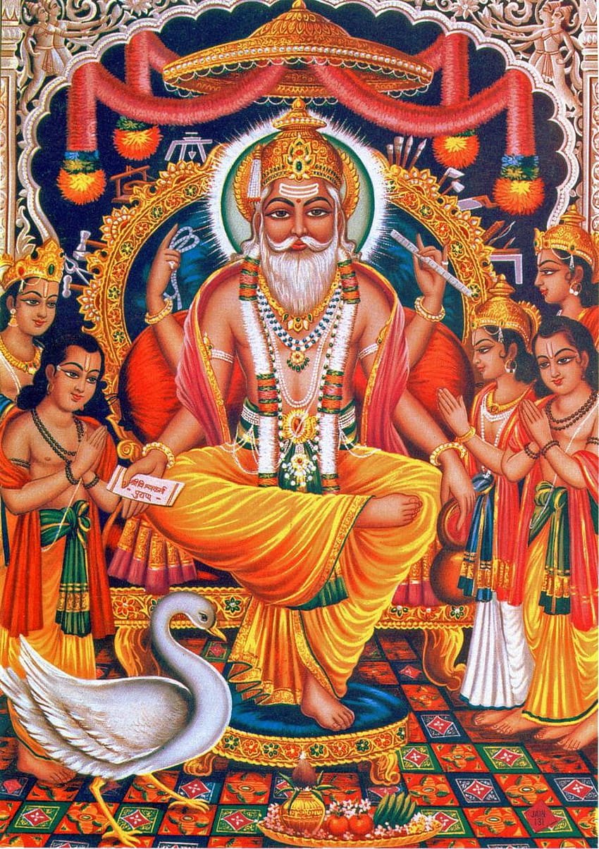 Vishwakarma di Gurusad, signore vishwakarma Sfondo del telefono HD