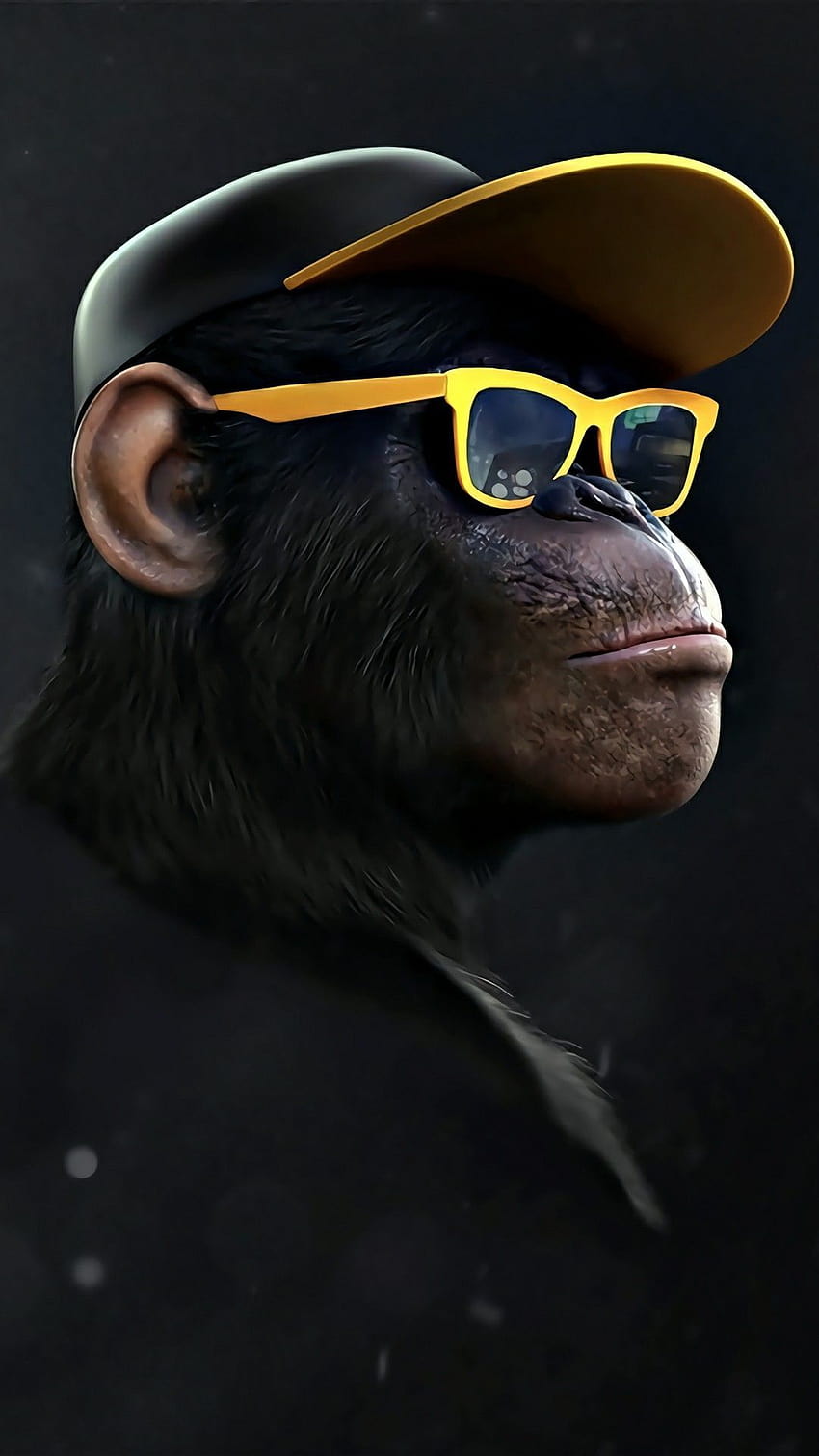 Iphone Swag, маймунско изкуство HD тапет за телефон