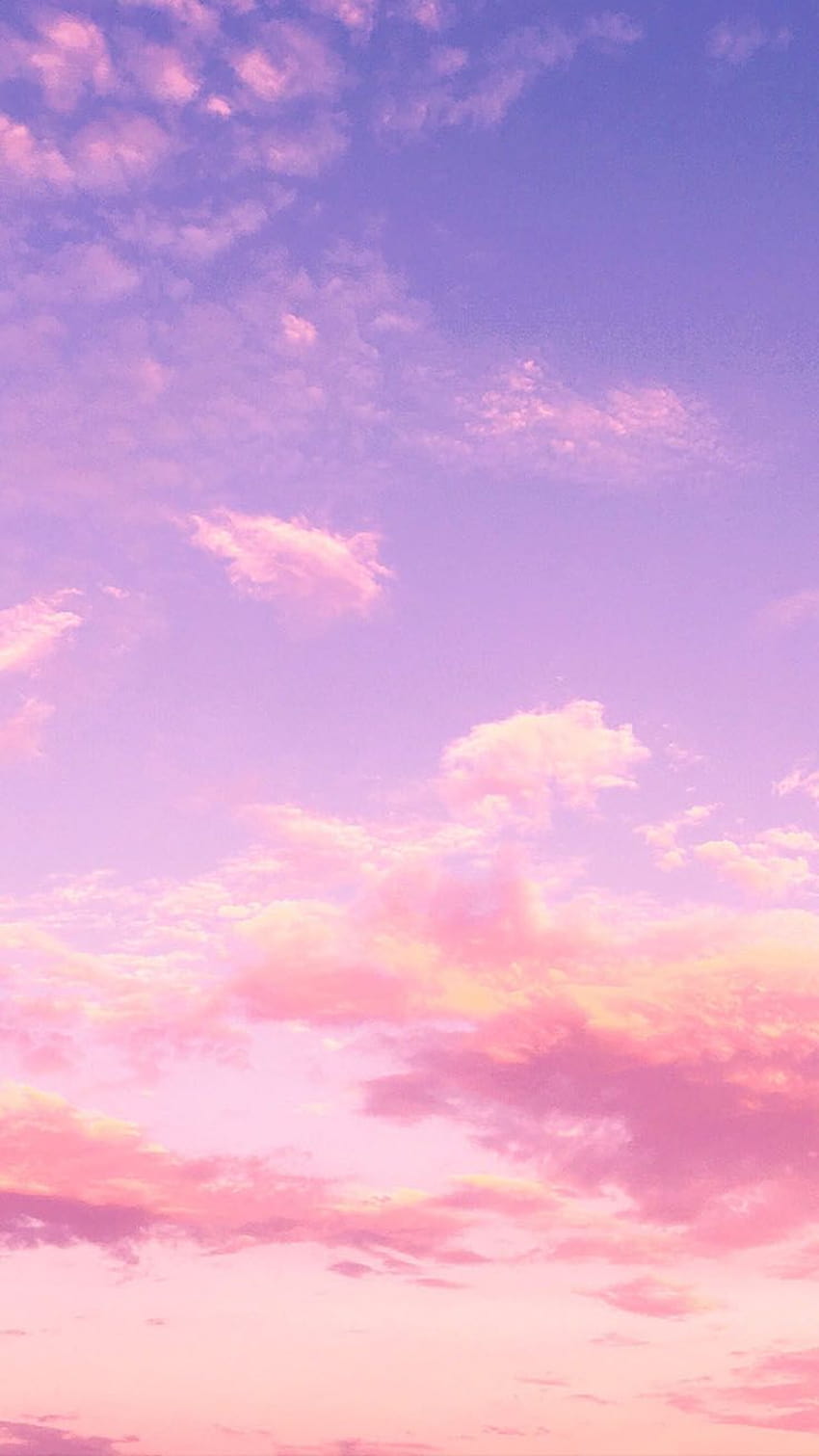 Pastel Aesthetic Clouds on Dog, preppy purple HD phone wallpaper