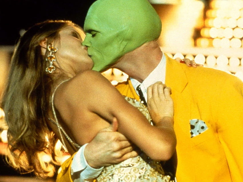 Der Mask-Film ist immer noch Jim Carrey Cameron Diaz Tina Carlyle, Kussfilme HD-Hintergrundbild