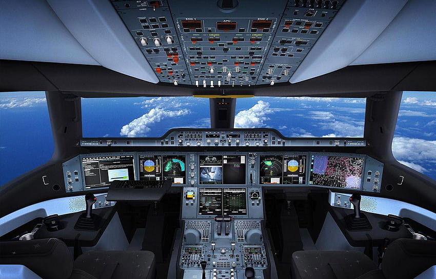 Airbus A350 Özellikleri, airbus a350 kokpiti HD duvar kağıdı