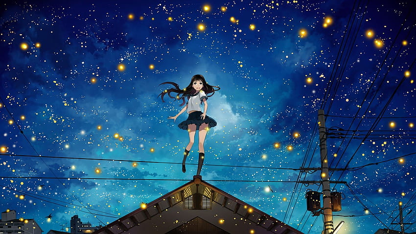 Anime Night Scenery, late night anime aesthetic 1920x1080 HD wallpaper