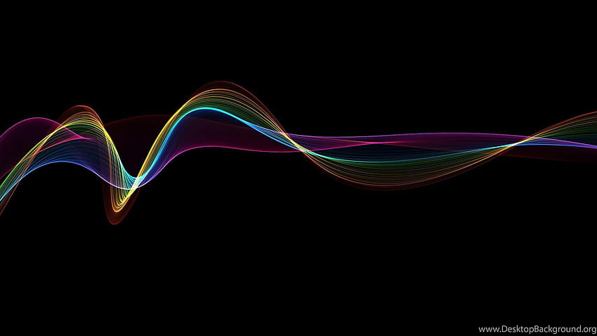 Abstract Black Rainbow Line 1080 Backgrounds HD wallpaper