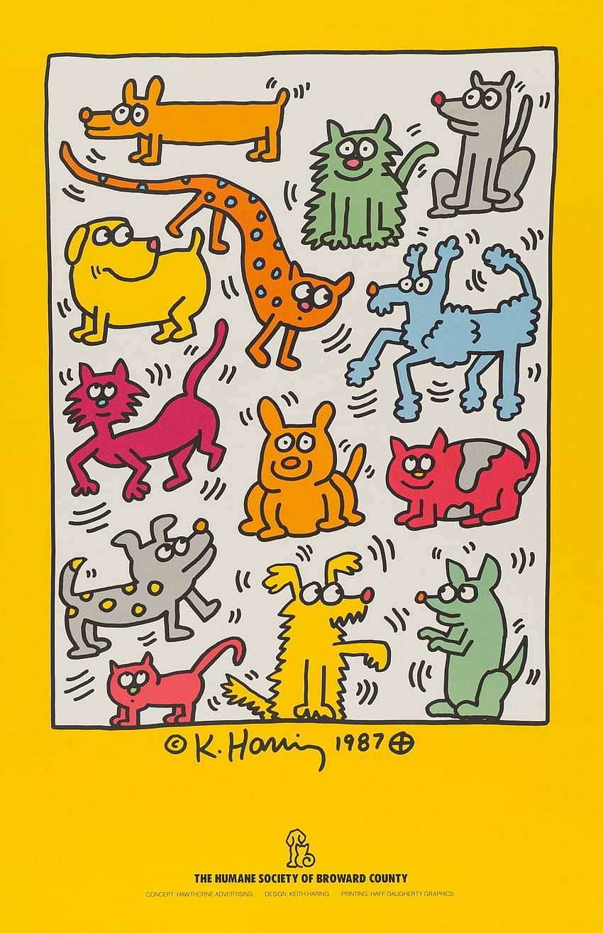 Keith Haring Iphone posted by ...cute, keith haring phone HD phone wallpaper
