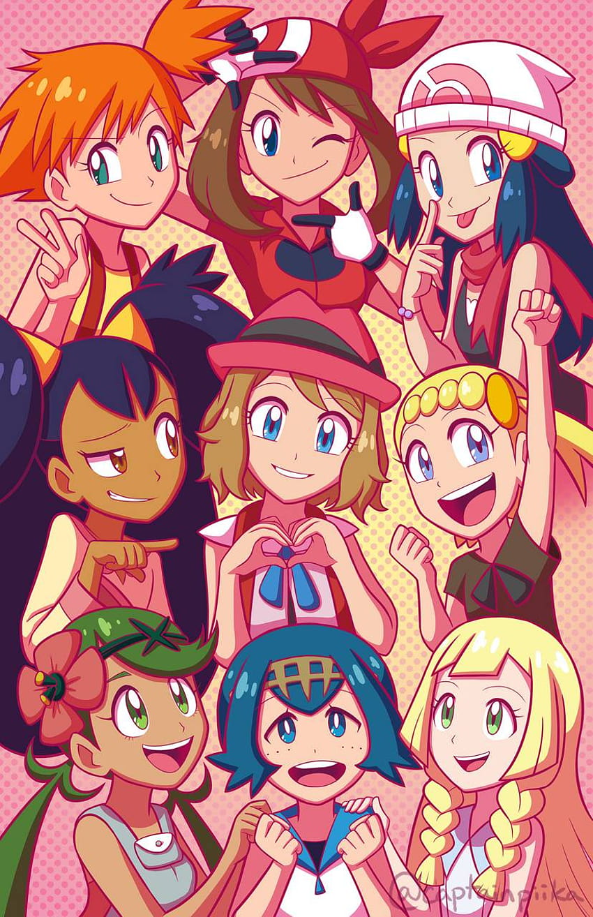 Anime Pokegirls by TheSpawner97 HD phone wallpaper | Pxfuel