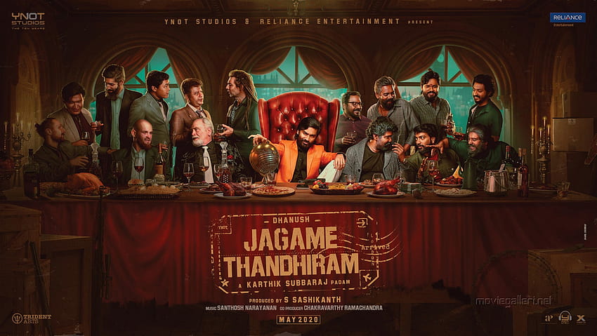 Acteur Dhanush Jagame Thandhiram First Look Poster, jagame thanthiram Fond d'écran HD