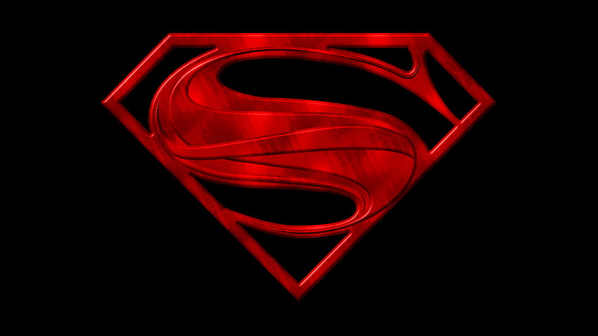 Superman Man Of Steel 2013 Symbol Embossed WP by MorganRLewis on, man of steel logo HD wallpaper