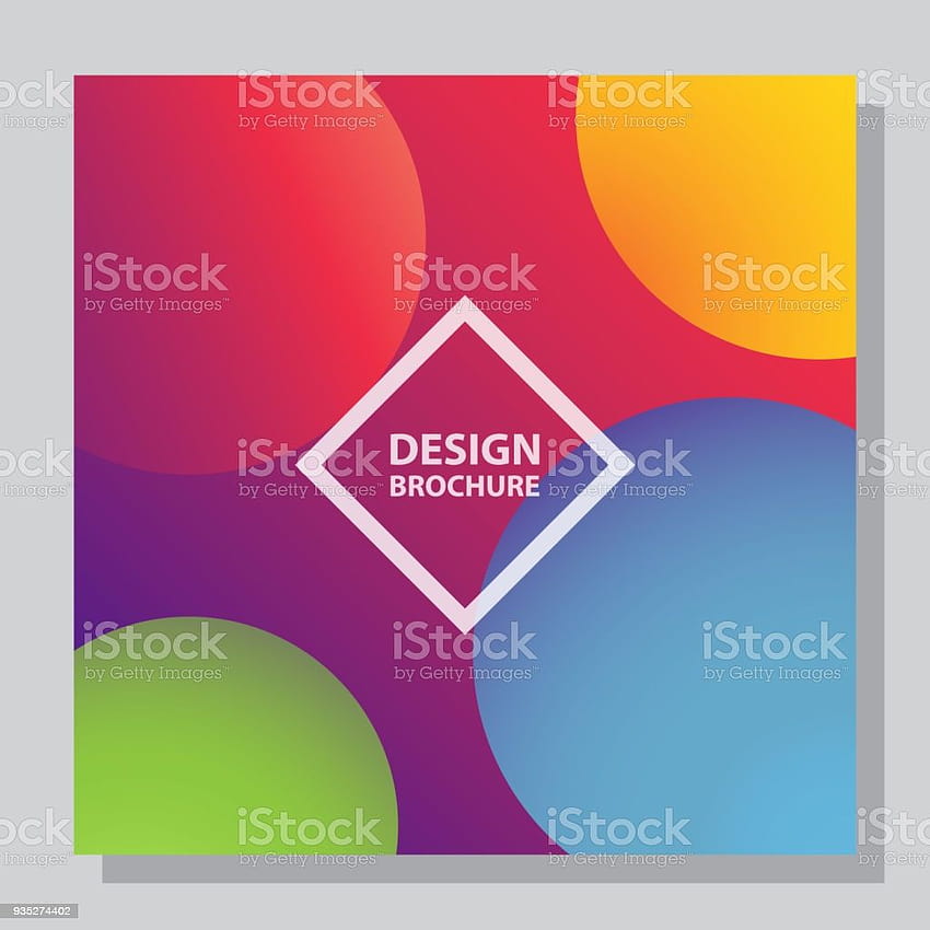 Business Brochure Concept Design Brochure Cover Ad Bookmagazine Ou A Musical Disk Website Backgrounds Press Fabricbrown Gift Paper Stock Illustration, blooket Fond d'écran de téléphone HD