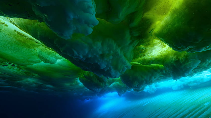 The flipped world under the ice [Our planet] [1920x1080] : HD wallpaper