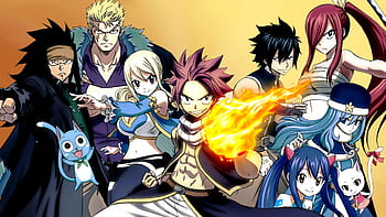 Fairy tail anime series group girls boys wallpaper, 1920x1080, 737729