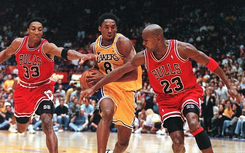 LeBron James, Kobe Bryant and Michael Jordan by Mark Spears