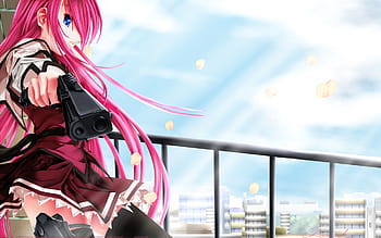 Anime Girls With Guns, anime avatar girl HD wallpaper
