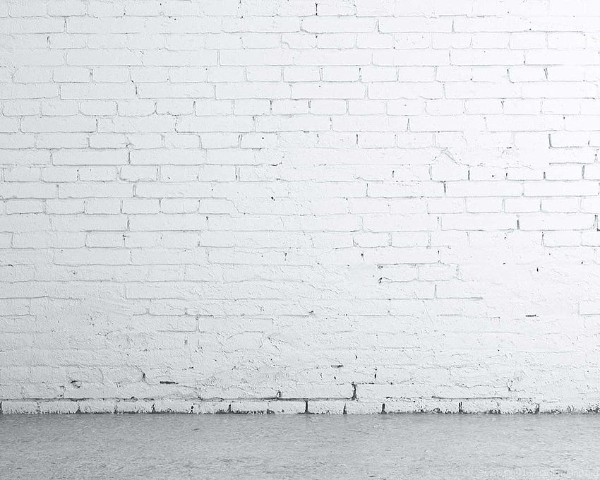 Biały Ceglany Mur Tła Tapeta HD