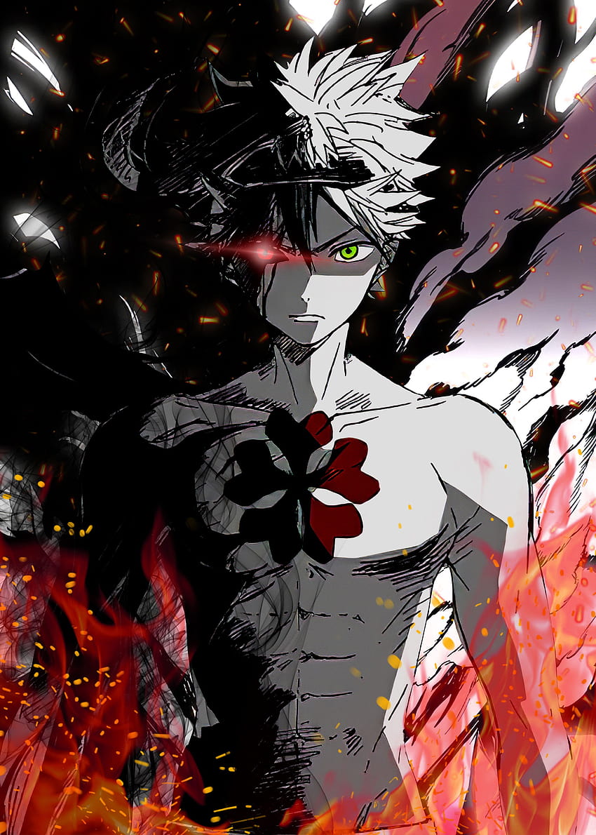 1242x2688 Resolution Asta FanArt Black Clover Iphone XS MAX