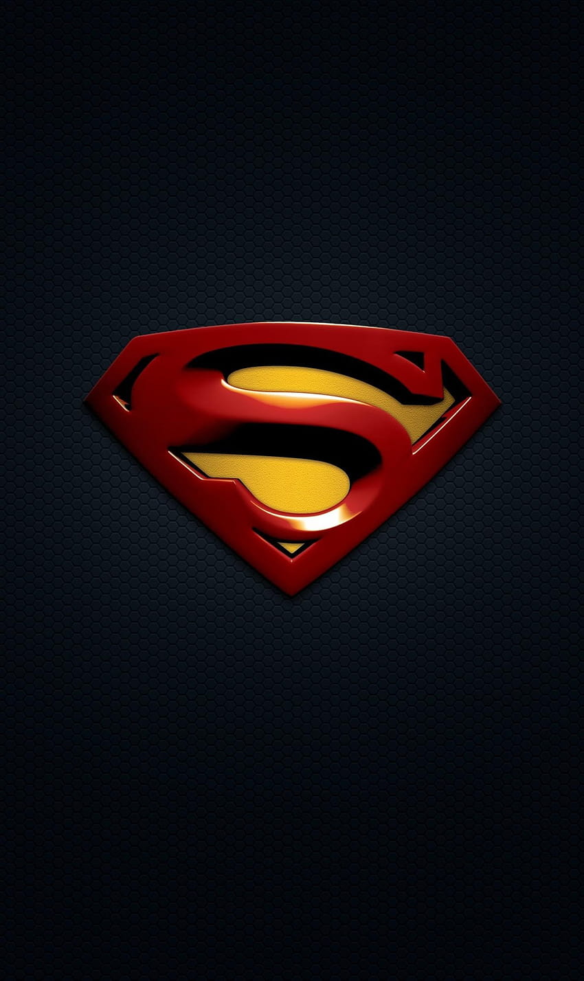 1440x2630 супермен, лого, минимален, redmi note 8 HD тапет за телефон