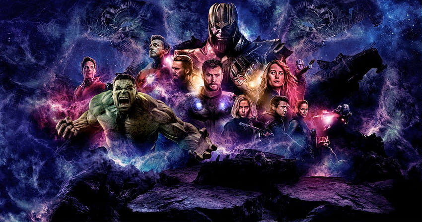 Avengers Full & Chrome neuer Tab – Neue Tab-Themen Chrome, Avengers-Landschaft HD-Hintergrundbild