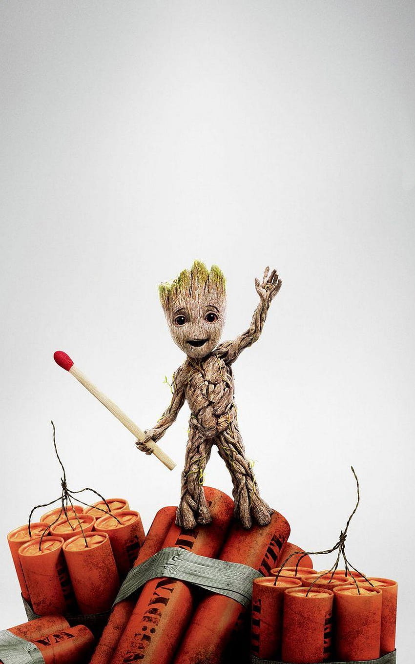 Guardians of the Galaxy Vol. 2, baby groot HD phone wallpaper