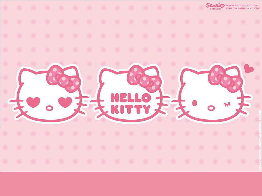Best 6 Kitty on Hip, różowy hello kitty Tapeta HD
