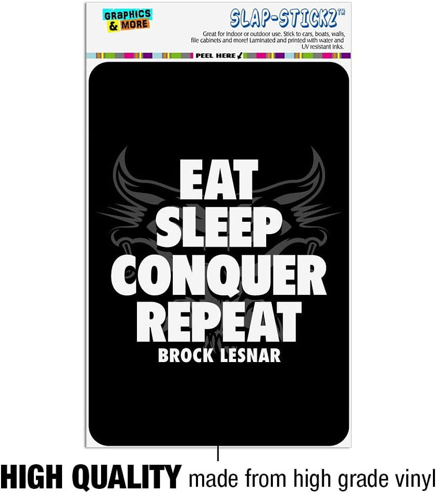 GRAFICA E ALTRO WWE Brock Lesnar Eat, Sleep, Conquer, Repeat Home Business Office Sign: Casa e cucina Sfondo del telefono HD