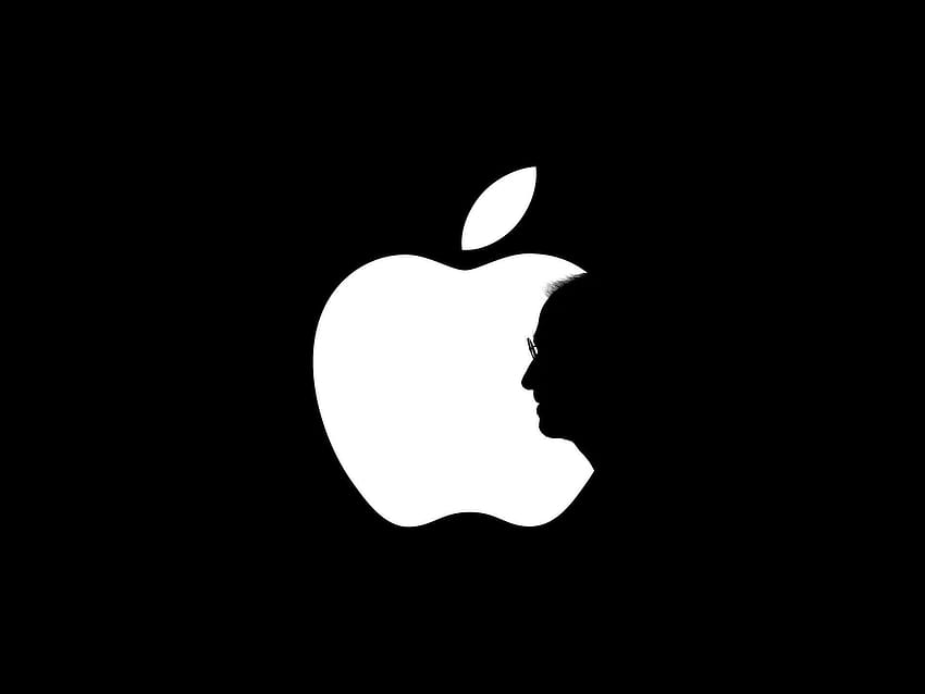 steve jobs steve jobs logo apple ombre epl, logo Fond d'écran HD
