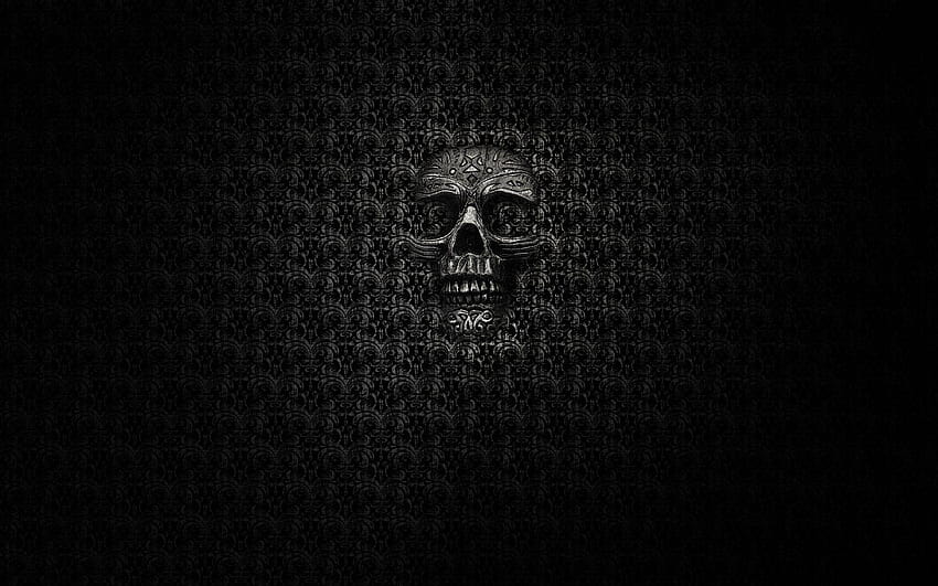 Dark Skull Backgrounds, background of skalls HD wallpaper