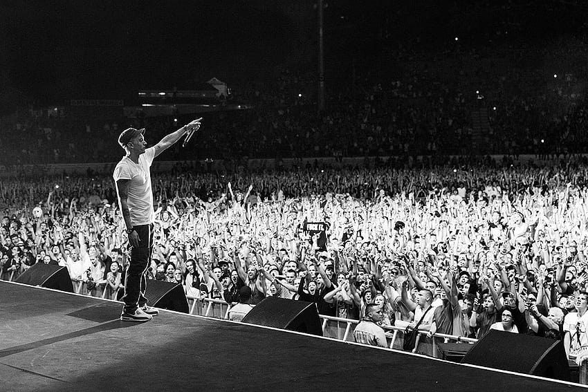 Making :: Eminem w Nowej Zelandii, koncert Eminema Tapeta HD