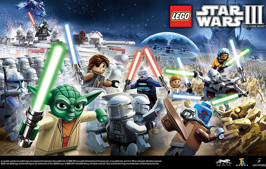 Star Wars, Pertempuran, Yoda, Lightsaber Wallpaper HD