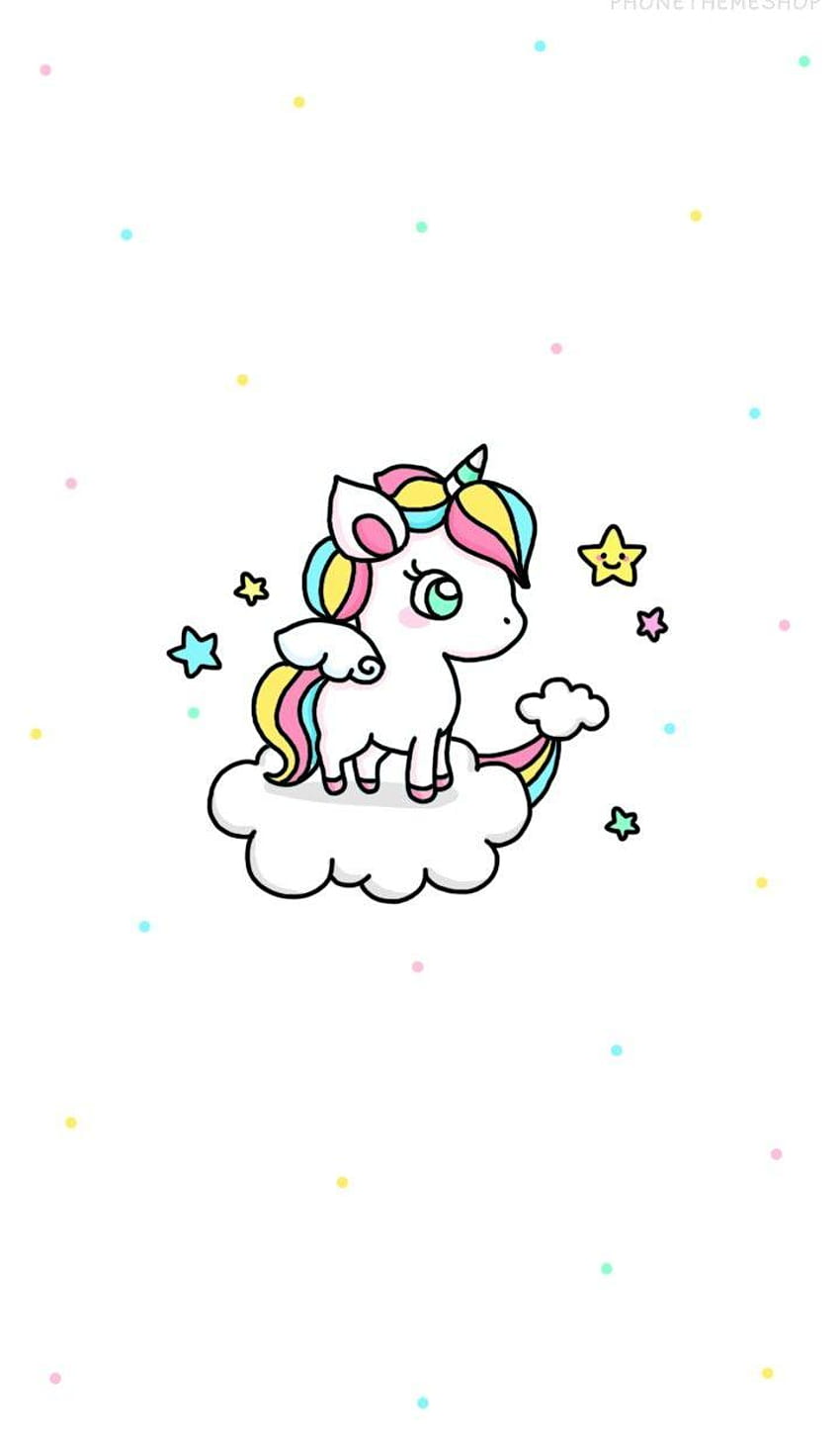 Cute unicorn …, baby unicorns HD phone wallpaper