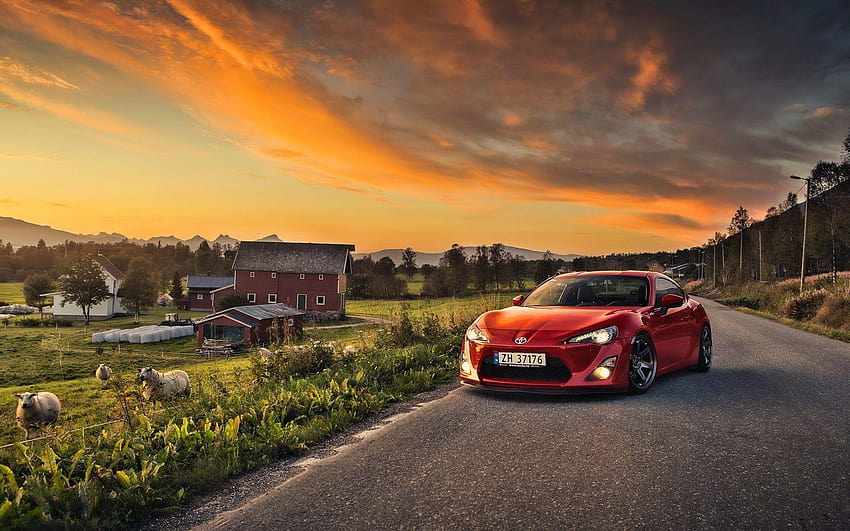Toyota GT86 Red Car Of Toyota 86 GT, toyota gt 86 HD wallpaper