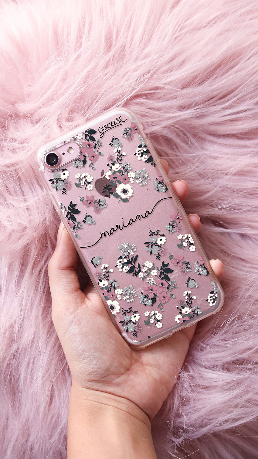 Lovely Floral Handwritten Phone Case HD phone wallpaper