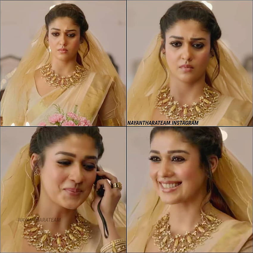 nayantharateam on Instagram: “Nayanthara looking sooo good in this golden bridal dress with th… in 2020 HD phone wallpaper