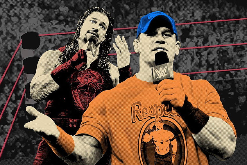 How John Cena and Roman Reigns Tore Down WWE's Fourth Wall, roman reigns and john cena HD wallpaper