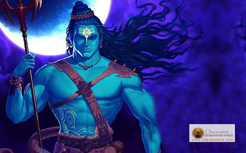 Why the skin colour of Lord Ram, Lord Shiva and Lord Shri Krishna is shown  in blue in photos and calenders? - Quora