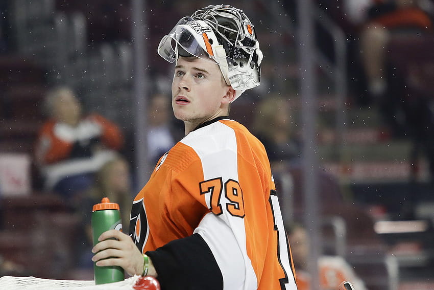 Flyers goalie Carter Hart to be reunited with autistic boy who inspired him to wear No. 79 HD wallpaper