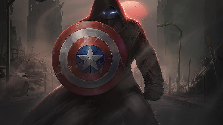 Captain America With His Shield Iron Mask Contest of Champions, Marvel Champions HD-Hintergrundbild
