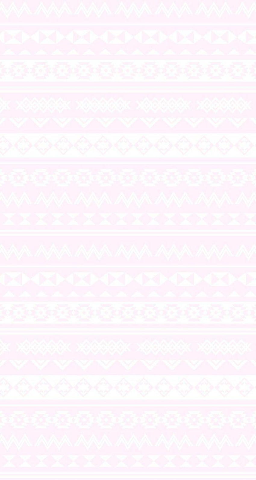 Minimal pale blush pink white aztec tribal pattern iphone phone, tribal pattern black pink HD phone wallpaper