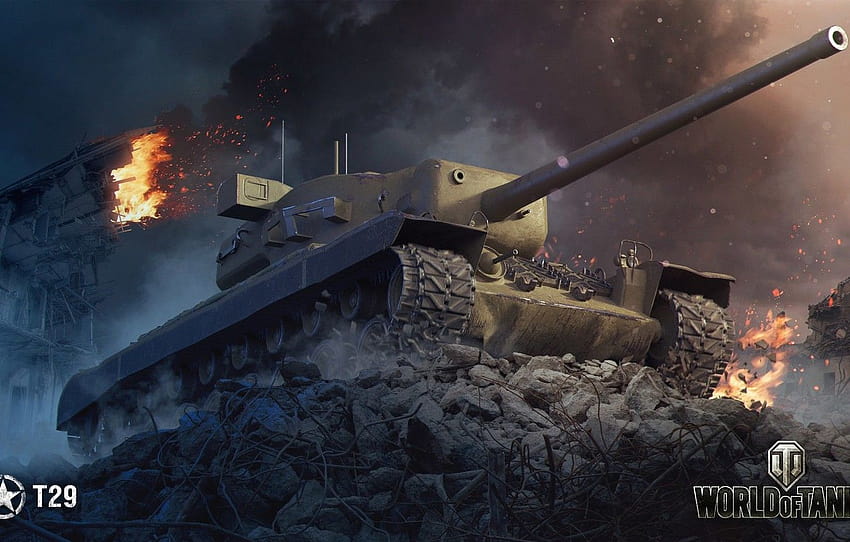 WoT, World of tanks, World of Tanks, Wargaming, American tank, T29 , section  игры, tank t29 HD wallpaper