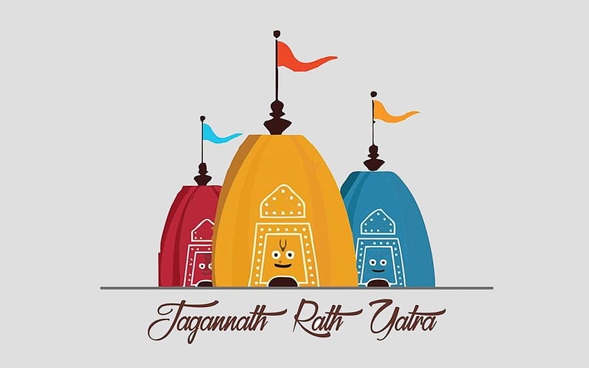 Jagannath Rath Yatra 2018, Ratha-Yatra HD-Hintergrundbild