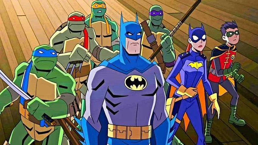 The turtles come to Gotham in first trailer for Batman vs. TMNT animated film First trailer for Batman vs. Teenage Mutant Ninja TurtlesThe turtles come to Gotham in the first trailer for, batman vs tmnt HD wallpaper