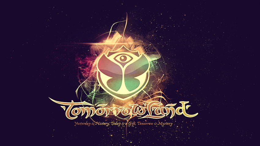 Logo del festival di musica elettronica belga Tomorrowland 2014 Sfondo HD