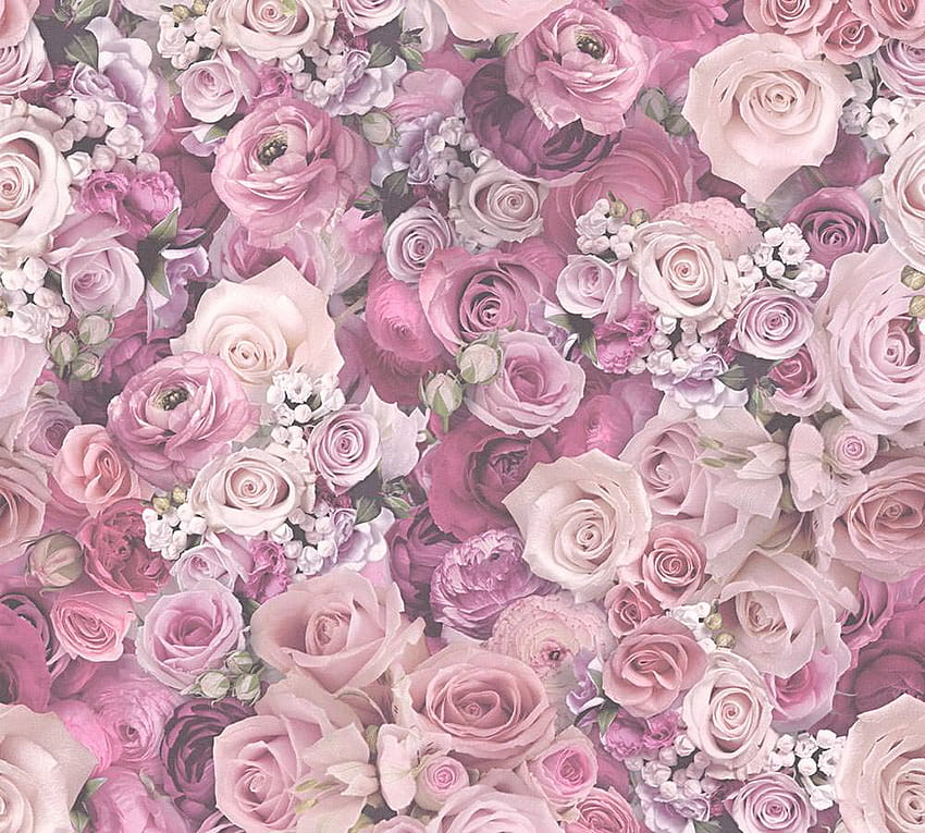 FLORES URBANas Padrão Nº 32722, flor rosa lilás papel de parede HD
