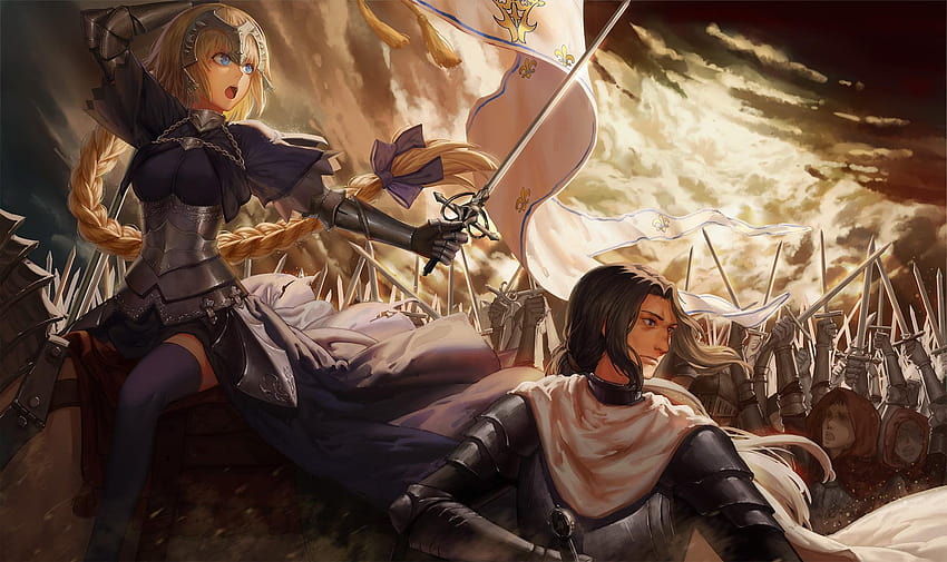 Ilustración del ejército, Fate/Apocrypha, Fate Series, Ruler, jeanne darc fondo de pantalla