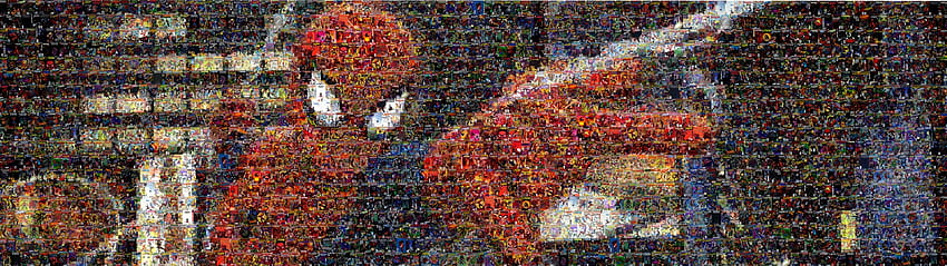 Spiderman mosaic marvel comics collage, spider man collage HD wallpaper