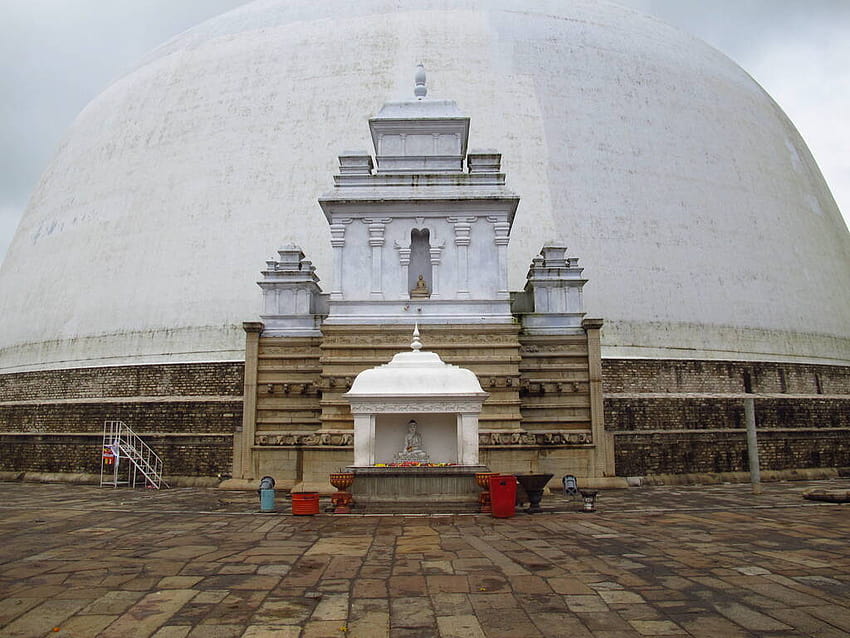 Mirisaveti Stupa, Anuradhapura, acciones de Sri Lanka y fondo de pantalla