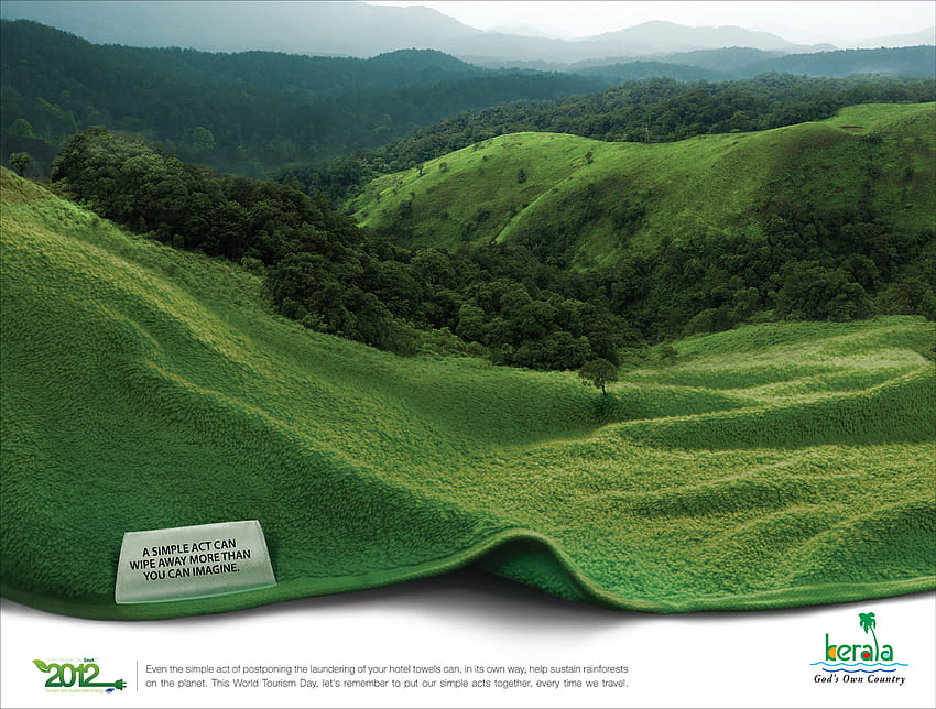 スタークによるケララ観光印刷広告：小さな行為 高画質の壁紙